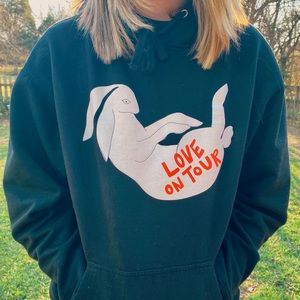 Harry Styles “Love On Tour” rabbit hoodie.